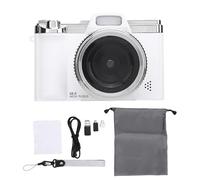 Lazmin112 5K Digital Camera, 64MP Vlogging Camera with 16X Zoom, Autofocus, Flash, 256G Card, Compact Point Shoot Cam for Teens Adult Beginner Travel Photography