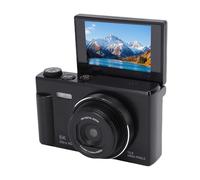 Lazmin112 5K Digital Camera, 75MP, 2.8inch,180° Flip Screen, 18X Intelligent Zoom, Autofocus, 5K Video Recording, Creative Filters, Fill Light, Travel Camera, for Travel, Selfie (Black)