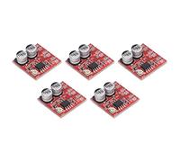 Lazmin112 5Pcs LM386 Electret Microphone Amplifier Module, Adjustable Gain 20-200x, DC4V-12V, Easy to Use, Power Supply Noise Suppression