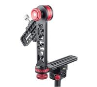 Lazmin112 720° 3D Panoramic Gimbals, Aluminum Alloy VR Tripod Head with 33lb Load Capacity and 360° Rotation, for Professional VR Photography and DSLR Cameras