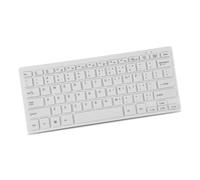 Lazmin112 78 Keys Ultra Thin Keyboard, Mini Keyboard with 78 Keys for PC, Laptop, Anti-slip Design, First Choice for Home, Office or Gaming (White)