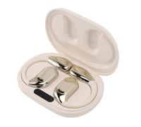 Lazmin112 AI Translation Earbuds, Bluetooth 5.49 Real Time 144 Languages Translator Device with Dual Mic Noise Reduction, for Travel Business Meetings Video Conferences (Beige)