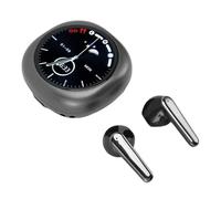 Lazmin112 AI Translation Earbuds Real Time, 133 Languages, 3 in 1 Wireless Bluetooth 5.4 Translation Earphones, 300mAh Charging Case, 5-6h Playback Time, for Travel, Work, Learning (Dark Gray)