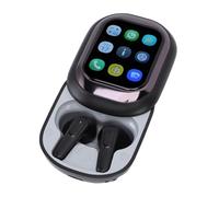Lazmin112 AI Translation Earbuds Real Time, 133 Languages Translator Earbuds, 3-in-1 Translation Headphones, BT5.4, for iOS/Android,300mAh charging case,for Travel/Business/Learning (Black)