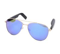 Lazmin112 Ai Translation Smart Glasses, 100+ Languages, Translation Sunglasses, Polarized Sunglasses Lenses, Offline Usage, Built Microphone and Speaker, for Men, Women, for Travel