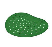 Lazmin112 Anti Splash Urinal Deodorizer Aromatic Urinal Screen Mats for Bathrooms Restrooms for Industrial Places Dark 7.5x6.7x0.04in (large hole green)