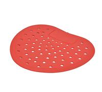 Lazmin112 Anti Splash Urinal Deodorizer Aromatic Urinal Screen Mats for Bathrooms Restrooms for Industrial Places Dark 7.5x6.7x0.04in (large hole red)