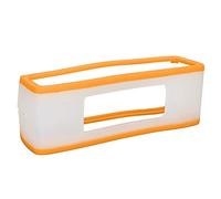 Lazmin112 Bluetooth Speaker Protective Sleeve Soft TPU Case for Mini 1/2 Scratch Resistant Decorative Cover (Orange)