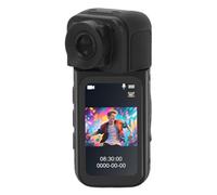 Lazmin112 Cámara De Acción 1080p, Grabación En Bucle, Rotación De 180°, Cámara Para Llevar En Cuerpo, Gran Angular 140°, Diseño Magnético, Videocámara Portabloop Recordingle (Black)