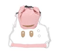Lazmin112 Camera Sling Bag, Water Proof Anti Shock Shoulder Bag for DSLR SLR Mirrorless Cameras, with Adjustable Strap and Tripod Holder for XT5 ZF A7R A7 GR III 360 OSMO Action (Pink)