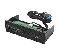 Lazmin112 Card Reader with Multiport Front Panel, PC Internal Card Reader Dashboard Multifunction Multimedia PC Front Panel