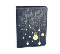 Lazmin112 Case for Paperwhite 11th Generation 2022, Lightweight Foldable Protective Cover, EBook Reader Slim Imitation Leather Shell Cover with Hand Support, for Travel (Lamp Bulb)