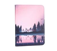 Lazmin112 Case for Paperwhite 11th Generation 2022, Lightweight Foldable Protective Cover, EBook Reader Slim Imitation Leather Shell Cover with Hand Support, for Travel (Dusk)