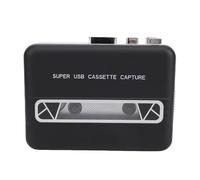 Lazmin112 Cassette Tape Player, Built In Speaker, 3.5mm Earphone Jack, Fast Forward, Automatic Rewind, Portable Cassette To Mp3 Converter, Clear Stereo, for Laptop, PC, CD Burner