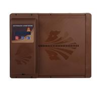 Lazmin112 Chicken Coop Opener, Timer Manual Mode Programmable Solar Chicken Coop Door 3 Wet Door Modes for Farms (Brown)