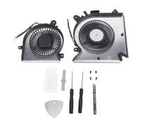 Lazmin112 Cooling Fan for GF63 8RC, Laptop CPU GPU Replacement Fan with 4 Pin Power Connector, Stable Performance, Easy to Install, Long Service Life