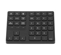 Lazmin112 Cordless Number Pad, Rechargeable 2.4G Cordless Numeric Keypad, 35 Keys External Numpad Keyboard for Wins 7 8 9 10 XP, for Android