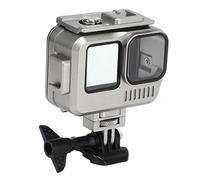 Lazmin112 Deep 11/10/9 Case, 40m Underwater Dive Housing with Aluminum Alloy Shell and Tempered Glass Lens, High Stability, Small Size, Equipped with Cold Shoe Mouth for Camera