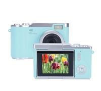Lazmin112 Digital Camera, 48MP 1080P Autofocus Vlogging Camera with 2.4 Inch Flip Screen and 18X Digital Zoom, for YouTube Photography and Travel (Green)