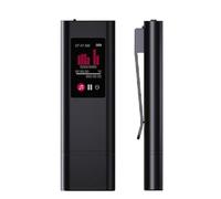 Lazmin112 Digital Voice Recorder, Portable USB Recording Device with Back Clamp, Noise Reduction and Playback, for Lectures Meetings Interviews (16G)