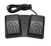 Lazmin112 Dual Foot Switch, AC 16A Powerful Output Dual Pedal Self Locking with 2m Cable, Foot Operated Pedal Controller for Appliances