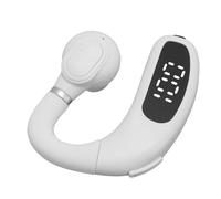 Lazmin112 Earhook Headphones, Wireless Bluetooth 5.4 Earbuds with Contour Inspired Design and Diaphragm Speakers, 10m Range, with Built in 180 Rotating Hinge, for Gym Running Sports (White)