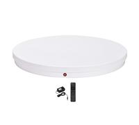 Lazmin112 Electric Rotating Display Stand, 24 Inch Heavy Duty Motorized Turntable with Wireless Remote Control, for 360° Photography 3D Scan Large Products Display (us)