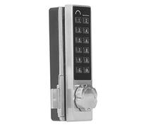 Lazmin112 Electronic Keypad Door Levers Lock, Keyless Digital Password Entry Door Lock 115 Digits Unlocking for Cabinet Drawer