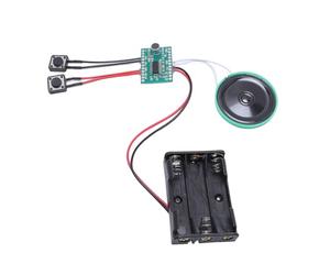 Lazmin112 Greeting Cards Voice Module User-Friendly 4 Minutes Sound Recorder for Crafts Beginners 1.97" Key Cable