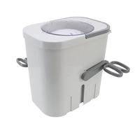Lazmin112 Hand Crank Clothes Washer, Portable Manual Washing Machine for Dormitory Camping RV, Small Apartment Laundry