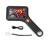 Lazmin112 Handheld Digital Microscope, 2MP, 3 Inch HD Screen 500x AF Auto Focus with 8 LED Lights, Portable USB Microscope for PC Repair Diagnostics