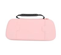 Lazmin112 Hard Case Game Console, Large Espace Handle Comfortable Handle Harceau Hard Transport of Transport Integrated Into the Portable Foldable Support Pockets for MSI CLAW A1M (Pink)