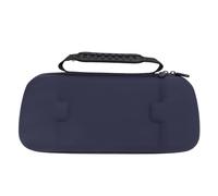 Lazmin112 Hard Case Game Console, Large Espace Handle Comfortable Handle Harceau Hard Transport of Transport Integrated Into the Portable Foldable Support Pockets for MSI CLAW A1M (Dark Blue)