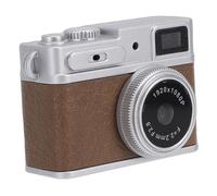 Lazmin112 Keychain Digital Camera, 1080P FHD Tiny Pocket Video Recorder, Portable Camcorder with 0.96in Screen, Vintage Small Camera for Daily Vlog (Brown)