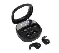 Lazmin112 Language Translation Earbuds, Portable Translator Devices, 144 Languages, Sleep Mode, Compatible with IOS, for Music Calling Travelling Learning Business (Black)