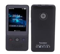 Lazmin112 Language Translator Device, Portable Smart Voice Translator with 138 Languages Real Time Translation, 2.8 Inch Touchscreen, Noise Canceling Microphone, for Travel Business