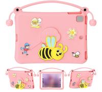 Lazmin112 Lazmin112 EVA Protective Case, Shock Proof 10.2 Air 3 Pro 10.5 Cover with Built in Stand, for Learning Watching Videos (Orange) (pink)