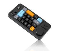 Lazmin112 Macro Programmable Keypad, One Handed Mechanical Keyboard, RGB, Hot Swappable, 19 Keys, Knob Roller, Joystick Control, Type C Wired, for Working Gaming