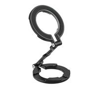 Lazmin112 Magnetic Phone Stand, Foldable Phone Holder, Dual Magnetic Head, Multi-Dimensional Adjustability, 2 Rotate Shafts, Anodized Aluminum, 1/4" Screw Hole, Portable Mount