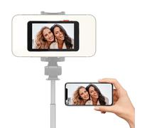 Lazmin112 Magnetic Phone Vlog Selfie Monitor Screen, 4K WiFi Bluetooth, for IOS/Android, Back Camera Monitor for Live Streaming, Vlog, Content Creator Essentials (Black)