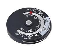 Lazmin112 Magnetic Stove Thermometer 0-500℃, Aluminum Alloy Dial Plate, High Accuracy, Large Measurement Range, Main Application in Wood Burning Stove, Gas, Pellet