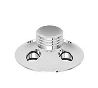 Lazmin112 Metal Disc Stabilizer, Silver Record Weight Clamp Stabilizer, Turntable, 50Hz/60Hz Universal, for Record Player
