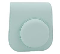 Lazmin112 Mini 12/11 Instant Camera Case, Pu Leather Camera Protective Case, Resist Dirt And Scratches, Magnetic Flip Cover Design, With a Detachable And Adjustable Shoulder Strap (Mint Green)