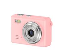 Lazmin112 Mini Digital Camera Keychain Camera 1080P HD Video 12MP Photo with 0.96 Inch Display 6 Filters for Travel Study Recording (Pink)