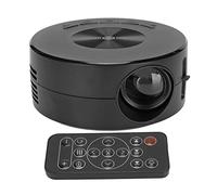 Lazmin112 Mini LED Projector, Portable Outdoor Home Theater Movie Projector, Built-in Speaker, Same Screen Function for IOS Phones, Black or Gray, USB, LCD