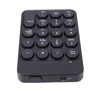 Lazmin112 Mini Numeric Keypad, 19 Keys Wireless Bluetooth 5.1 Number Pad with Round Keycaps and Ergonomic Design, for PC Laptop Financial Accounting