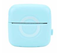 Lazmin112 Mini Sticker Printer, Portable Thermal Printer with APP, Pocket Printer, Bluetooth Cordless Label Printer for Kids Students (Sky Blue)