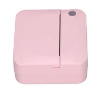 Lazmin112 Mini Thermal Printer, 200DPI Rechargeable Portable Pocket Printer, Black and White Imaging, Girls and Kids, for Printing Pictures, Memos, Wishes, Agendas (Pink)