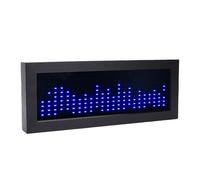 Lazmin112 Music Spectrum, Sound Control Light, Pickup Rhythm Light, Mic Pickup or Wired Input, Pwm Brightness Control, Arm 32 Bit Processor, Spectrum Analyzer, for Musicians (Blue)