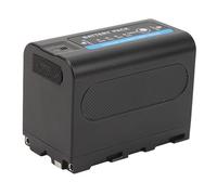 Lazmin112 NP F770 Battery, 5800mAh Digital Camera Battery with Type C Dual Charging Interface, Support 30W Fast Charging, for MC2500C 1500C Camera Fill Light Monitor